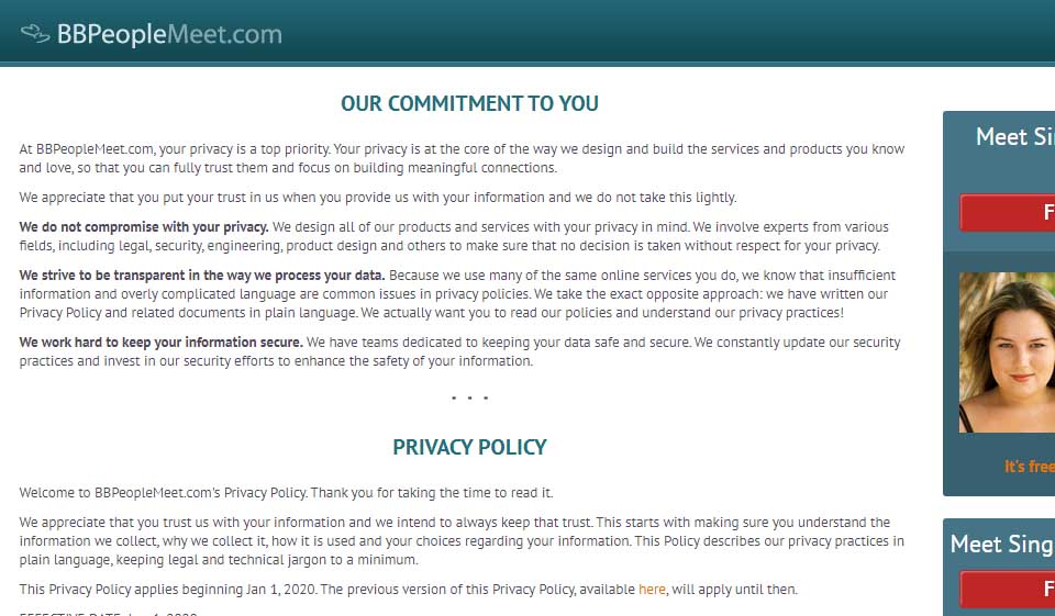 BBPeopleMeet Support