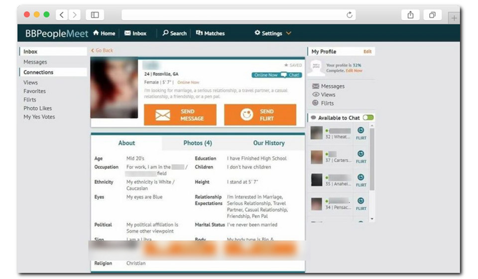 Profilo BBPeopleMeet