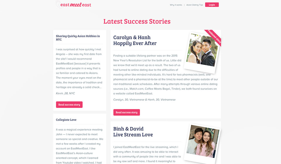 Recensione EastMeetEast - Incontra il tuo partner asiatico
