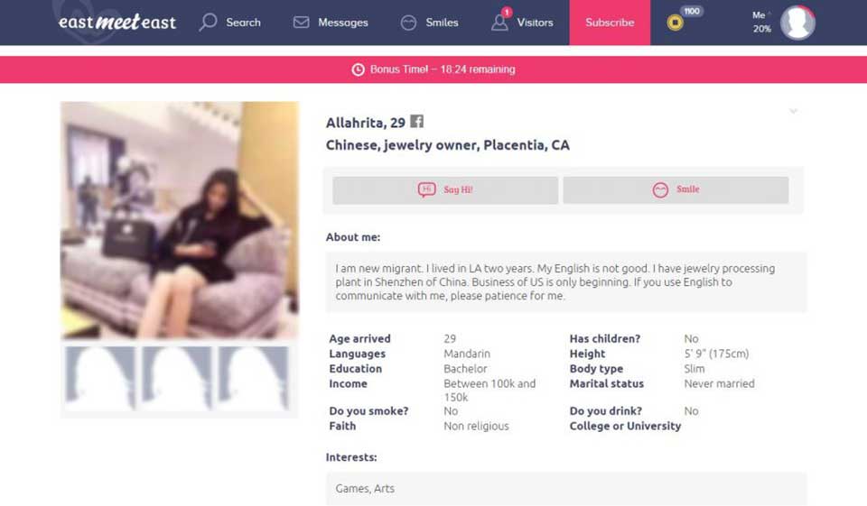 Recensione EastMeetEast - Incontra il tuo partner asiatico