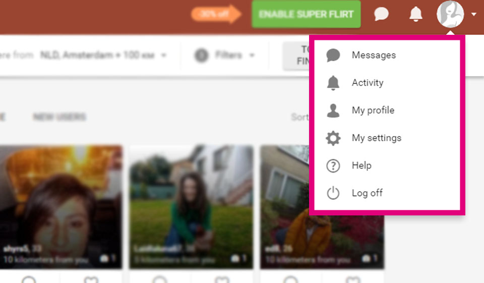 Loveaholics: come utilizzare la ricerca