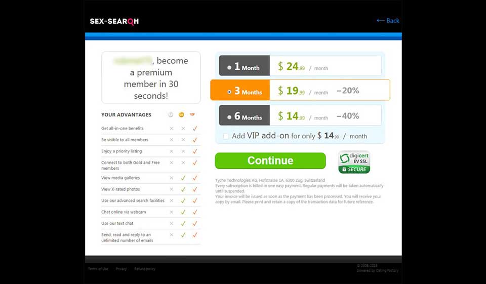SexSearch Quality Review: una piattaforma di incontri piena di truffatori?