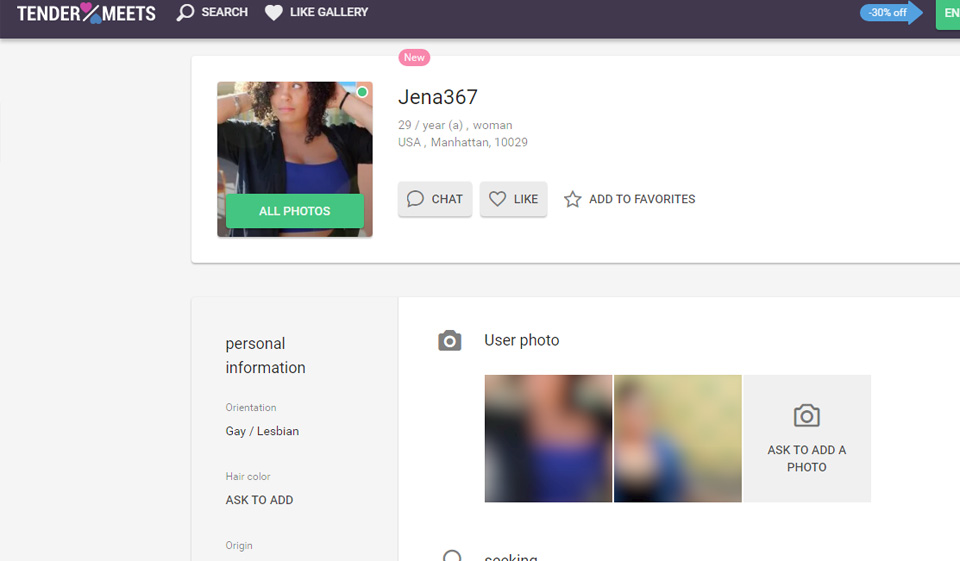 Utenti di TenderMeets