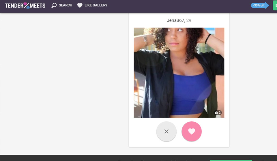 TenderMeets qualità dei profili