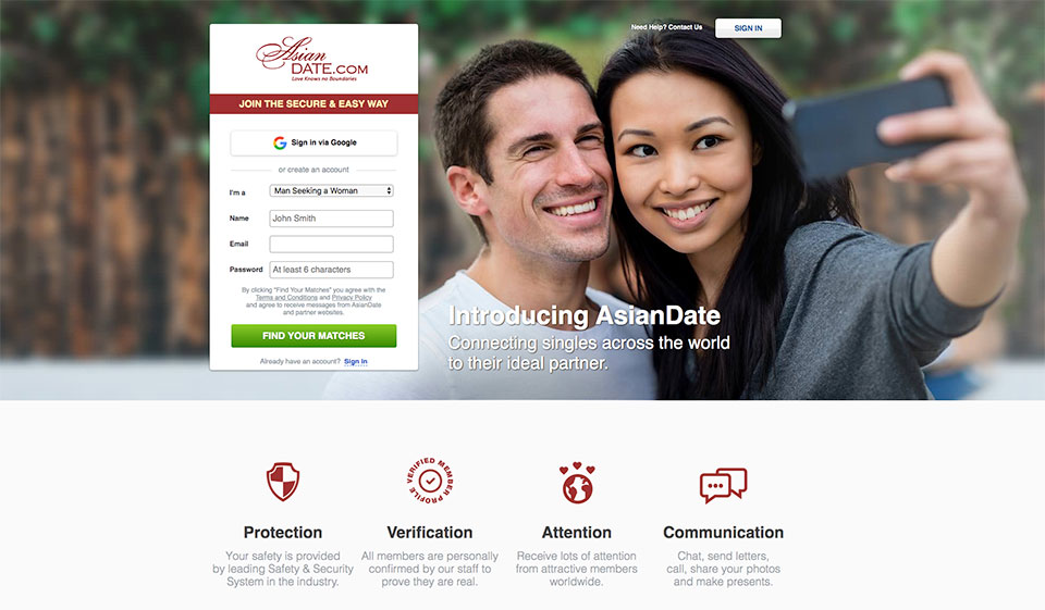 Come funziona il sito web AsianDate?
