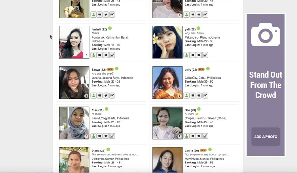 Cosa rende il sito web AsianDating di facile utilizzo?