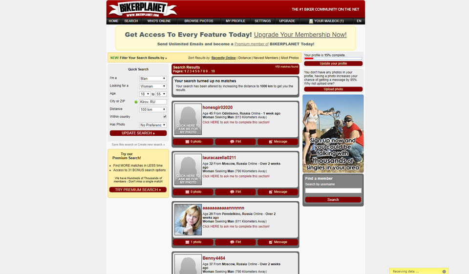 Il processo di abbinamento e chat