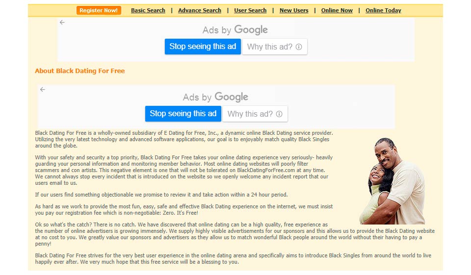Recensione di BlackDatingForFree - Legittimo o Scam?