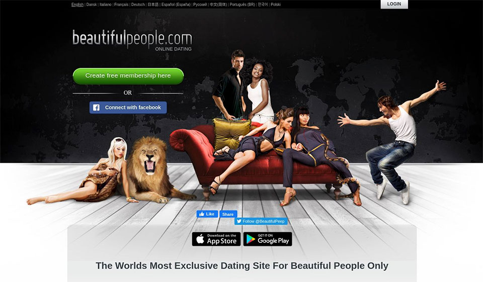 BeautifulPeople Review - Entra in contatto con le persone più belle
