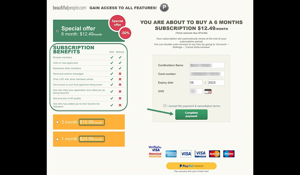 Come creare un account su BeautifulPeople?