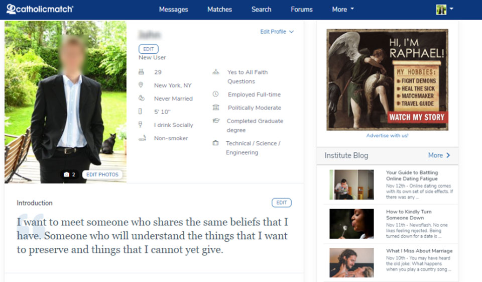 CatholicMatch Review - il sito web più affidabile per sposare un cattolico