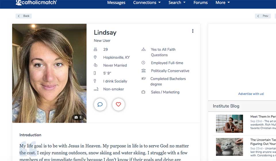 CatholicMatch Review - il sito web più affidabile per sposare un cattolico