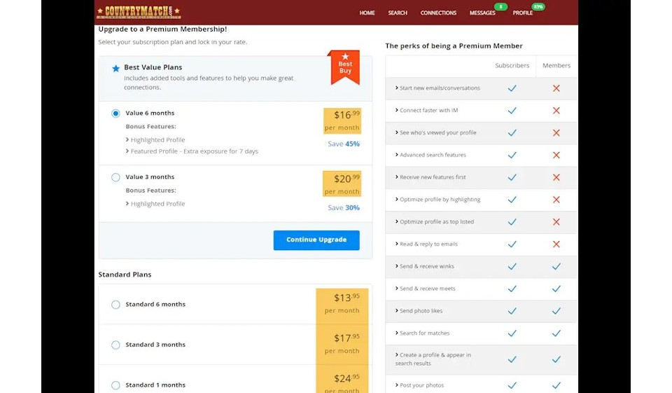 Opzioni di abbonamento e abbonamento tra cui scegliere