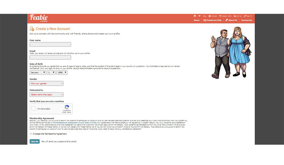 I punti principali del lavoro sul sito web di Feabie