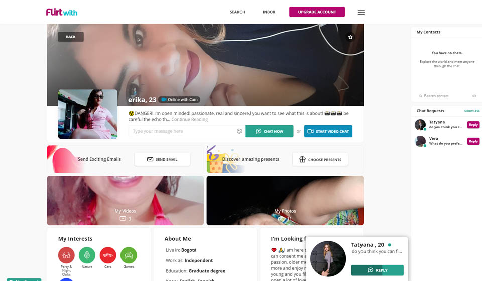 FlirtWith Review: questo sito di incontri è genuino o fraudolento?