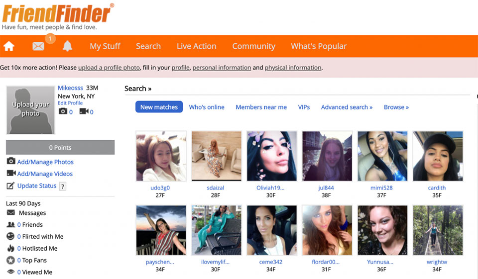 Recensione di FriendFinder - Legittimo o Scam