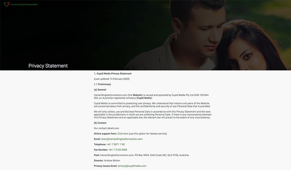 IranianSinglesConnection Review: incontra il tuo amore iraniano per le relazioni serie