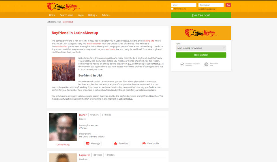 Recensione di LatinoMeetup - Capire se è legittimo o truffa