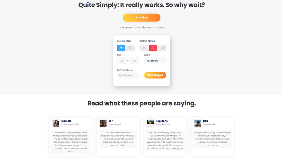 L'applicazione Mingle2Mobile è degna?