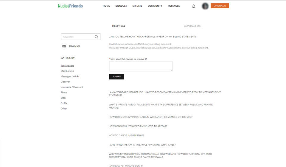 Recensione di NudistFriends - La piattaforma è affidabile?