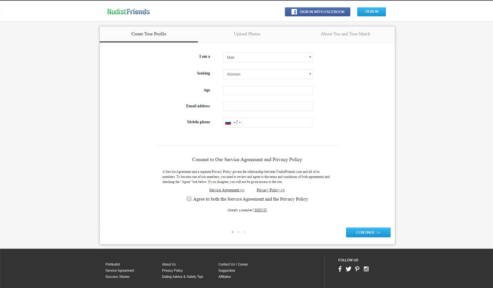 Recensione di NudistFriends - La piattaforma è affidabile?
