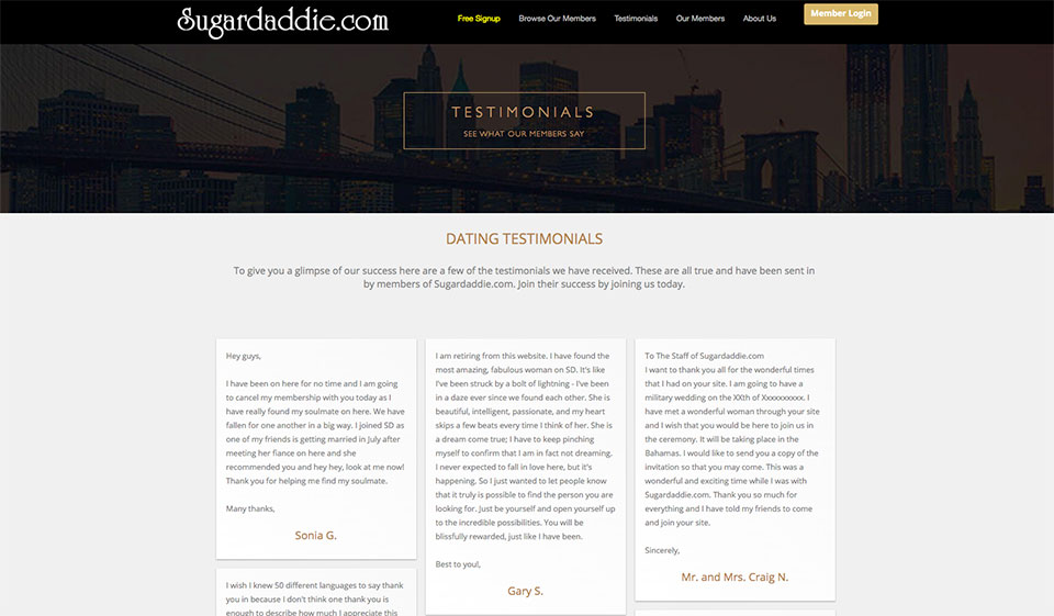 Recensione di SugarDaddie - Quanto è legittimo il sito?