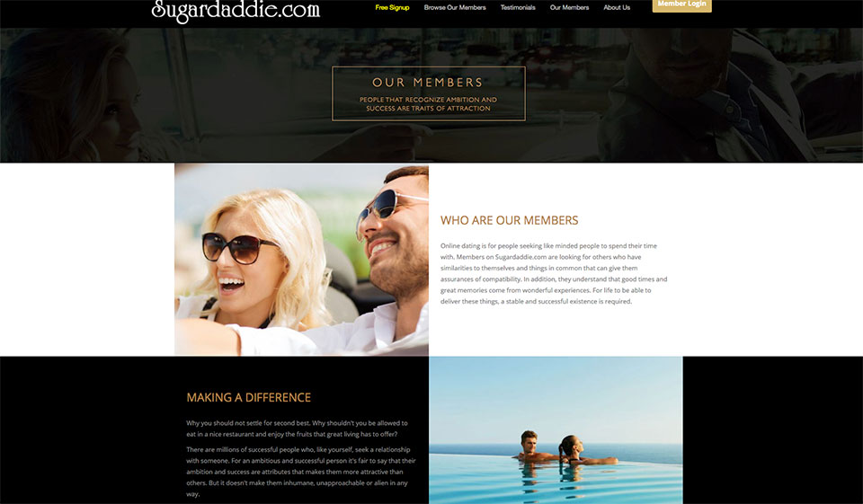 Recensione di SugarDaddie - Quanto è legittimo il sito?