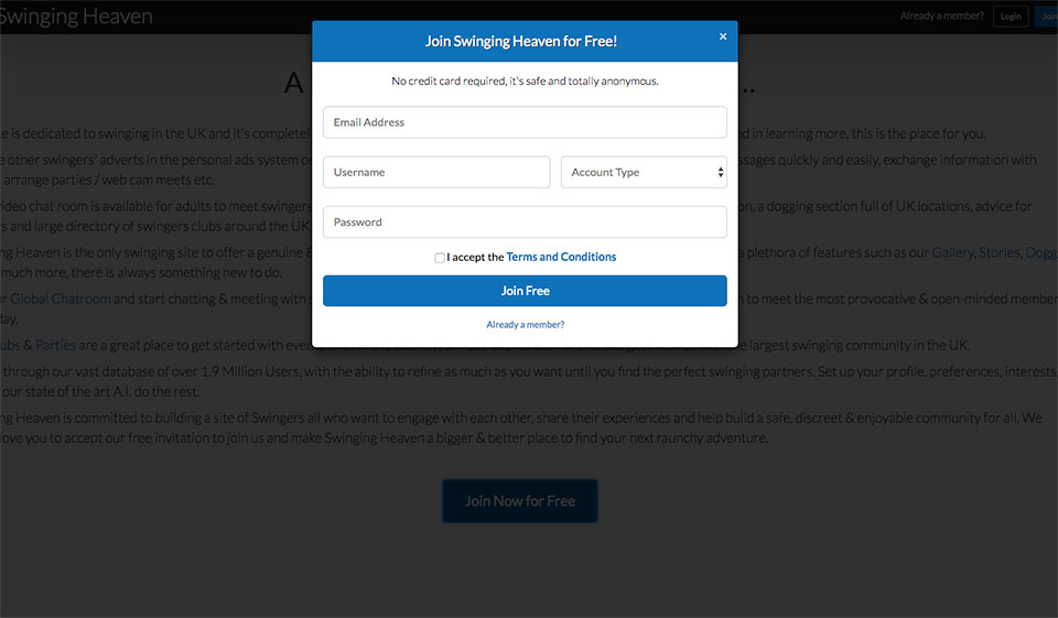 Swinging Heaven: cosa offre questo sito ai datari online?