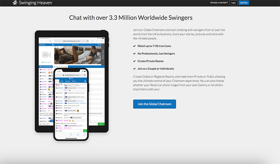 Swinging Heaven: cosa offre questo sito ai datari online?