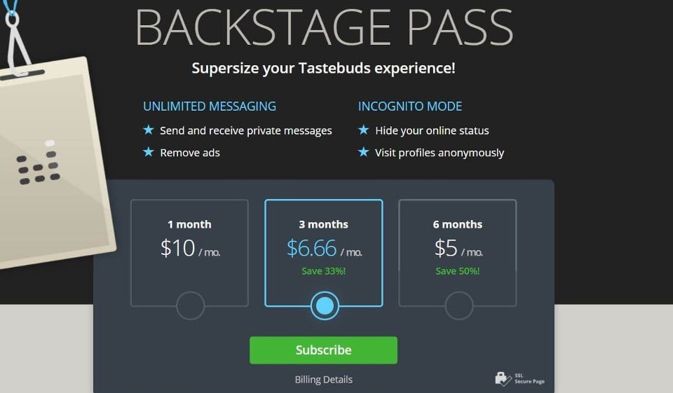 Tastebuds Review - Rapporto autentico su come ottenere un abbinamento