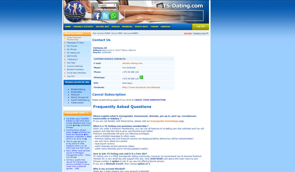 Recensione di TS-Dating - È un sito degno?