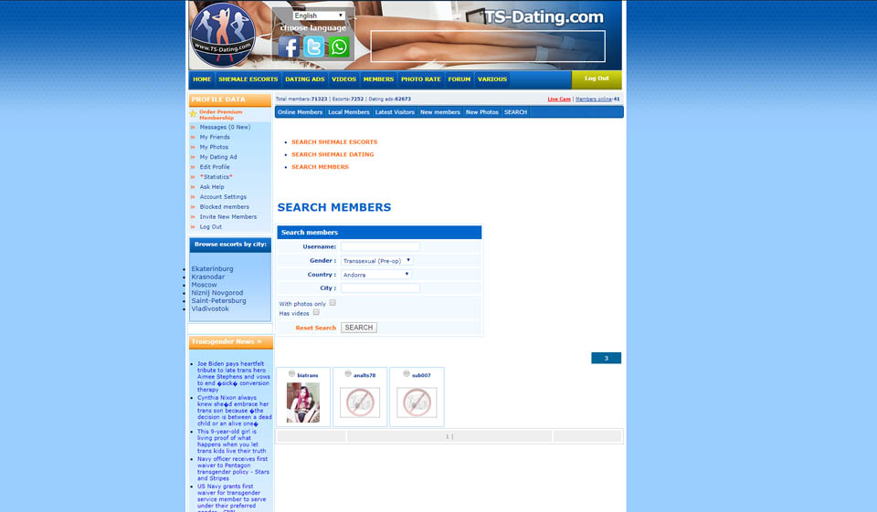 Recensione di TS-Dating - È un sito degno?