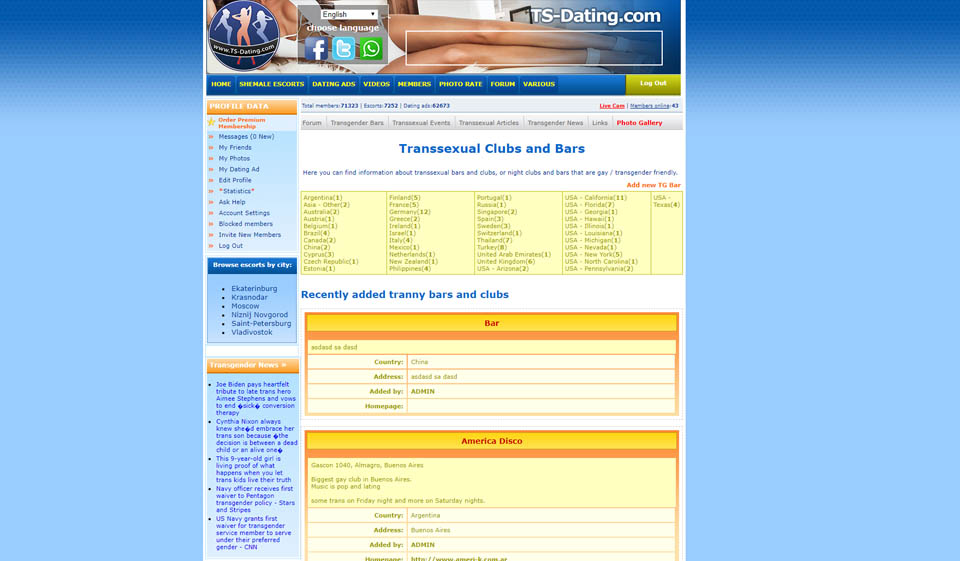 Recensione di TS-Dating - Questo è un sito degno?