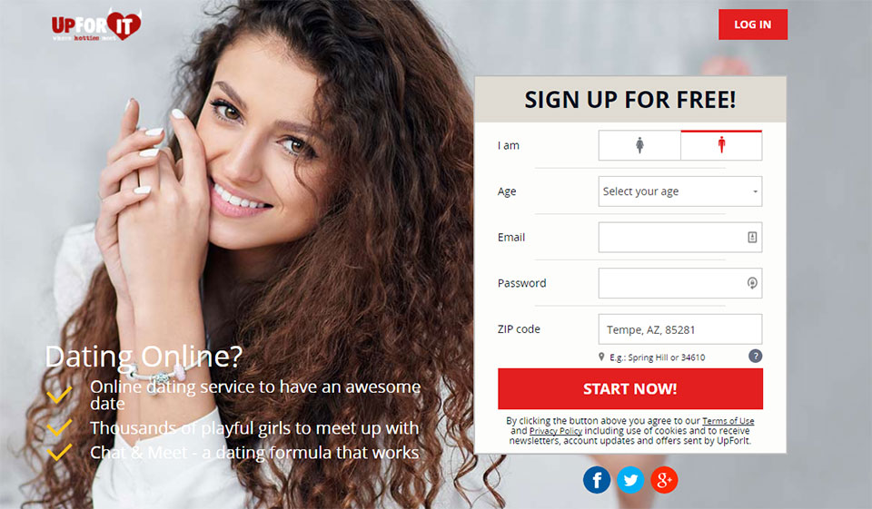 UpForIt Review - Sito web ideale per un divertimento senza stringhe