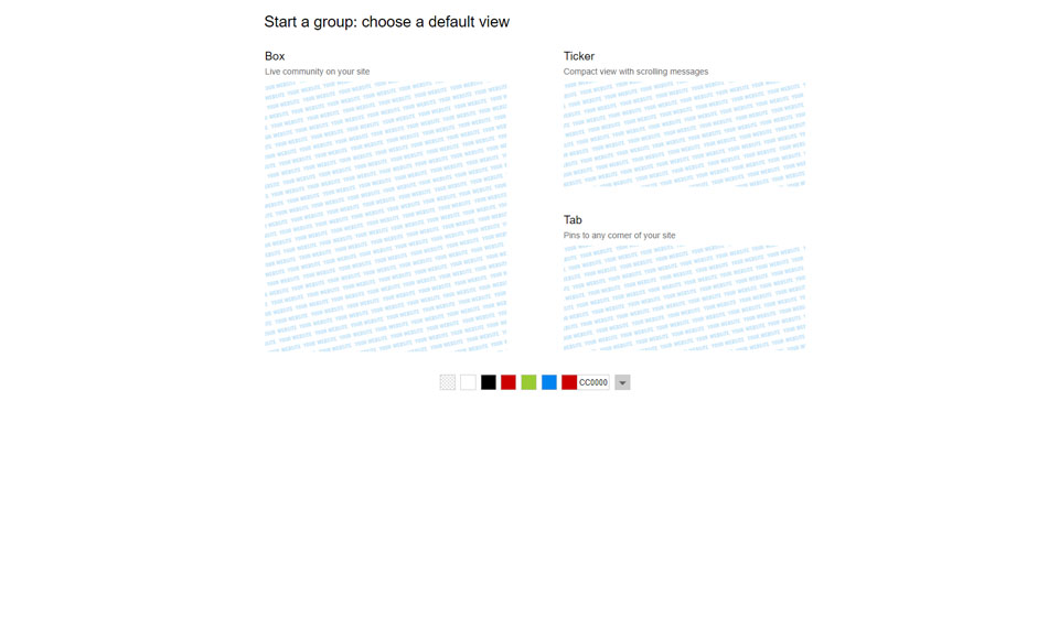 Applicazione mobile Chatango