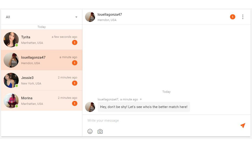 Ricerca di amanti sfacciati