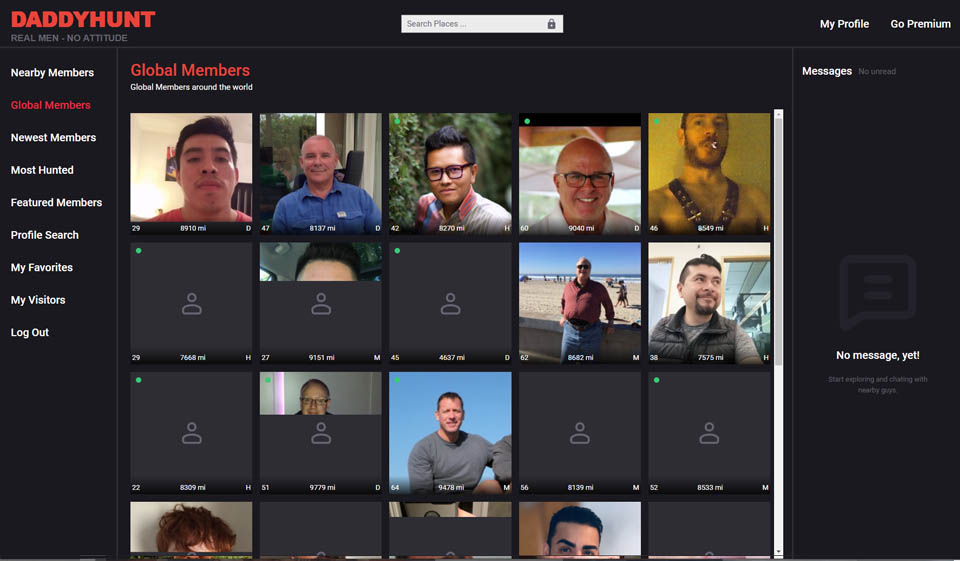 Applicazione mobile DaddyHunt