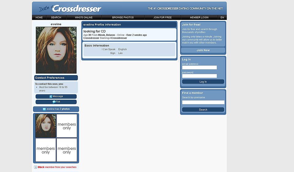 Prezzi del paradiso di CrossDresser