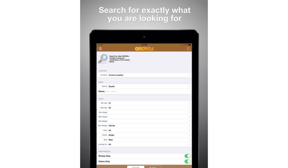 Quali sono le opzioni di iscrizione a Growlr?