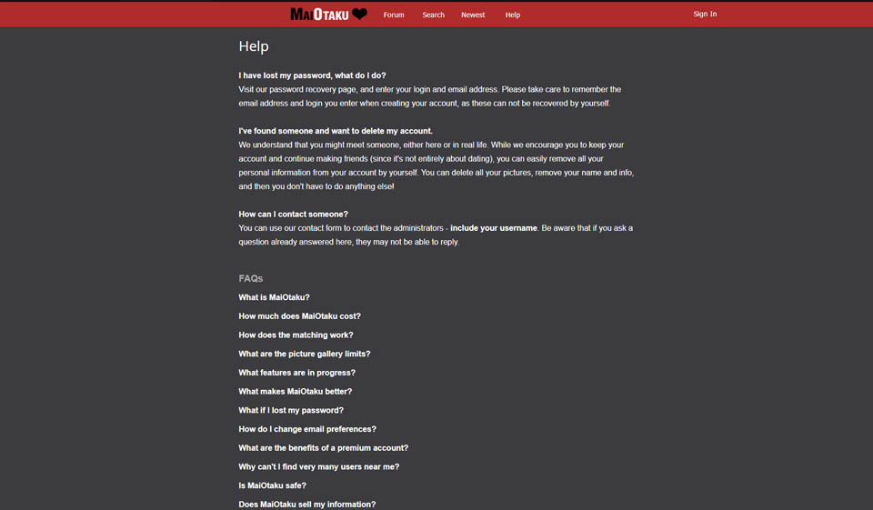 Annullamento dell'abbonamento a Maiotaku