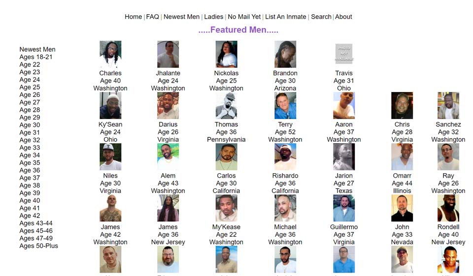 È disponibile un'app mobile Meet-An-Inmate?