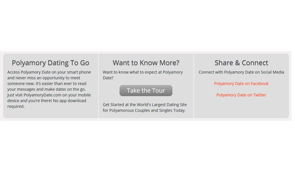 Facilità di utilizzo di Polyamory Date