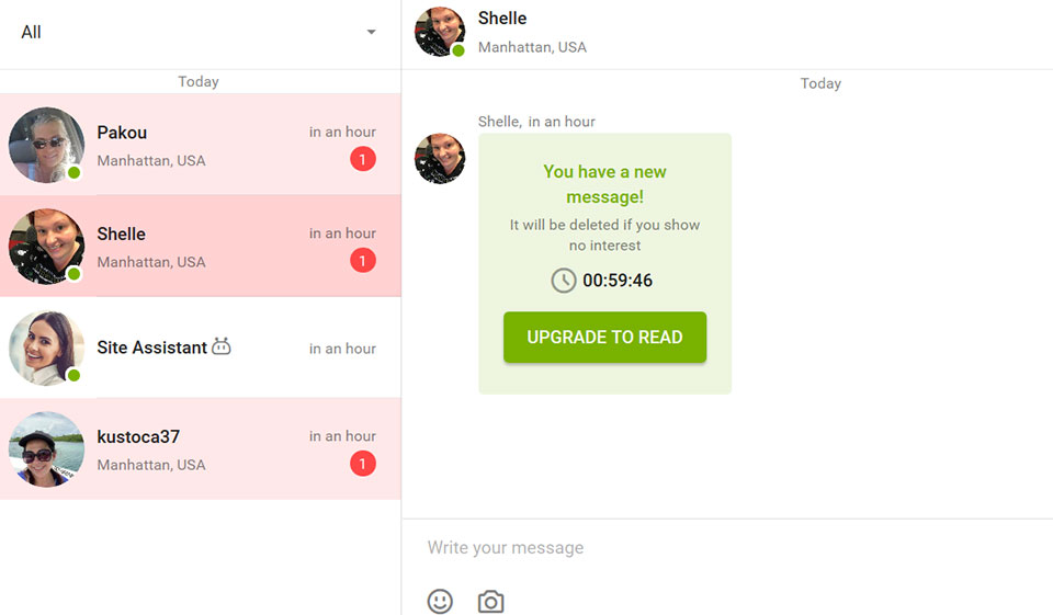 Applicazione mobile QuickFlirt
