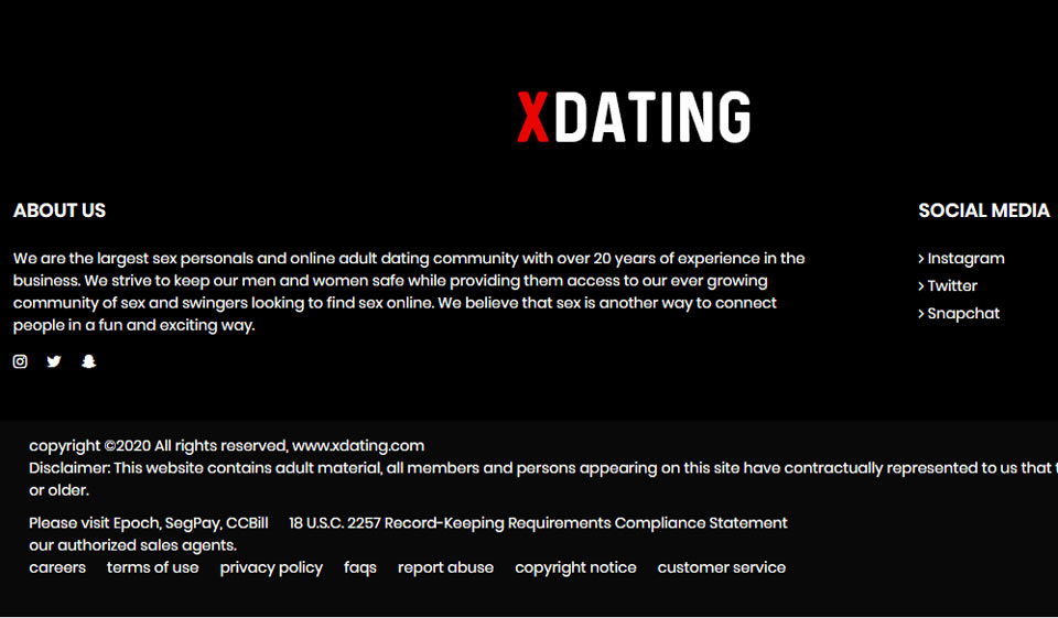 Interruzione del piano di abbonamento xDating