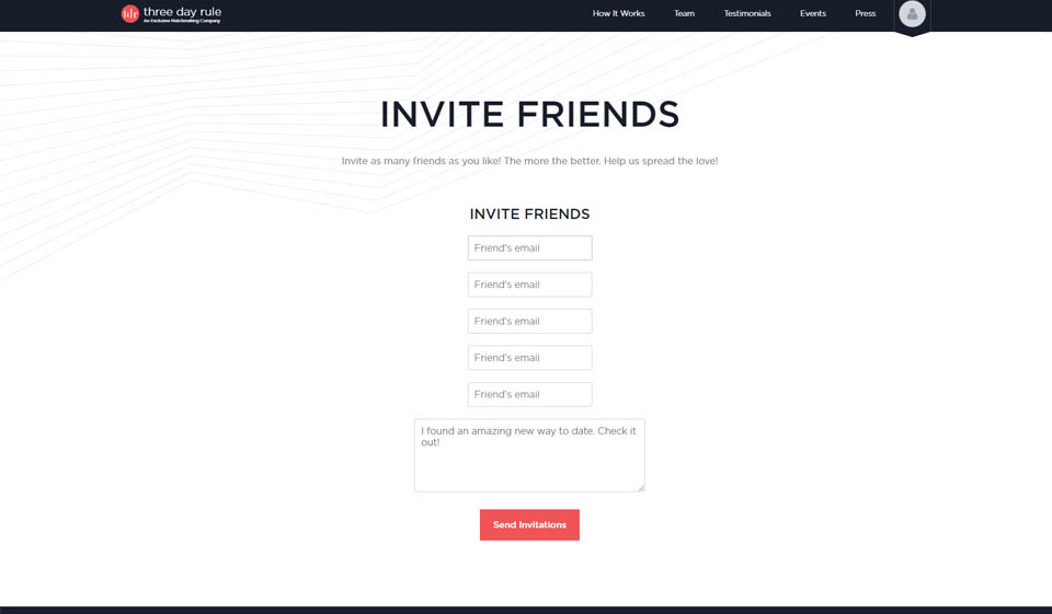 Facilità d'uso per la regola dei tre giorni