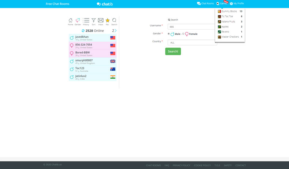 Opzioni di abbonamento Chatib