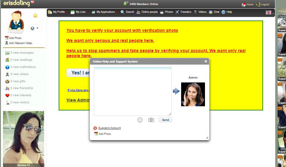 Chiacchierando e abbinando a Eris