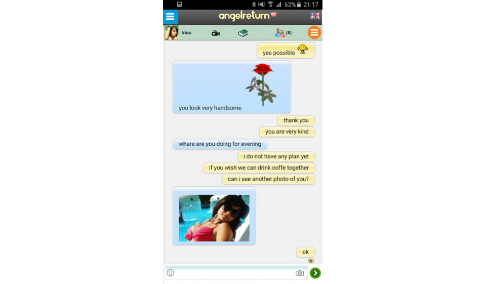 Come abbinare e chattare su AngelReturn