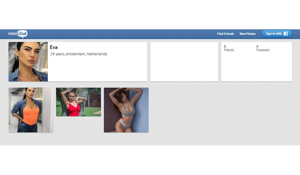 Come cercare utenti nella mini chat