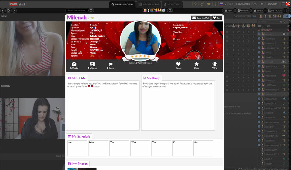 Il modo in cui funziona OMGChat